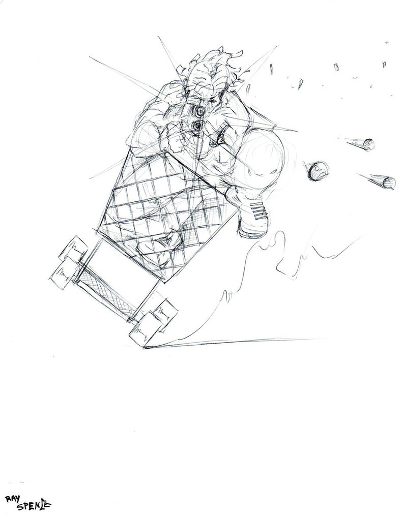 786x1017 Shopping Cart Drive By Sketch By Raysgallery - Shopping Cart Sketch