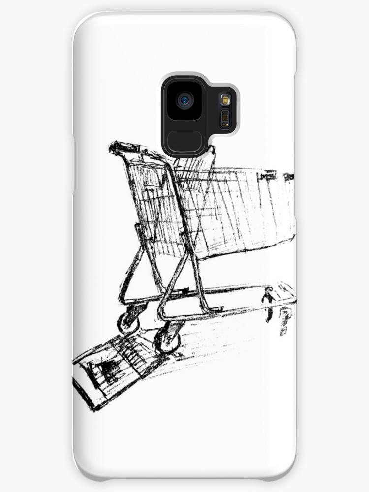 750x1000 Shopping Cart Line Drawing. Cases Amp Skins For Samsung Galaxy By - Shopping Cart Sketch