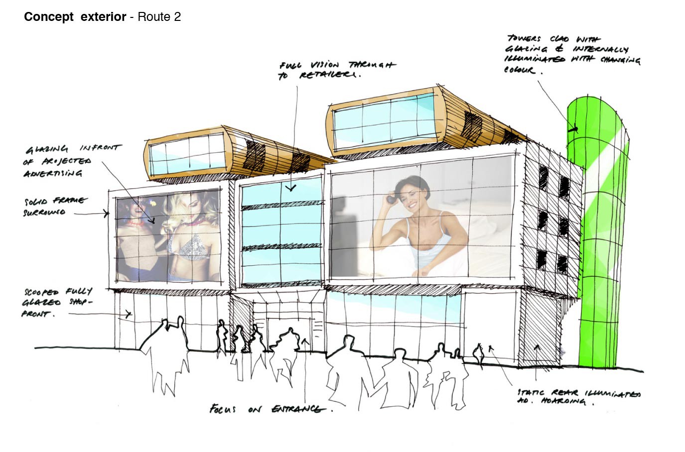 1375x908 Shopping Mall Retail Design Agency Architecture Interior - Shopping Mall Sketch