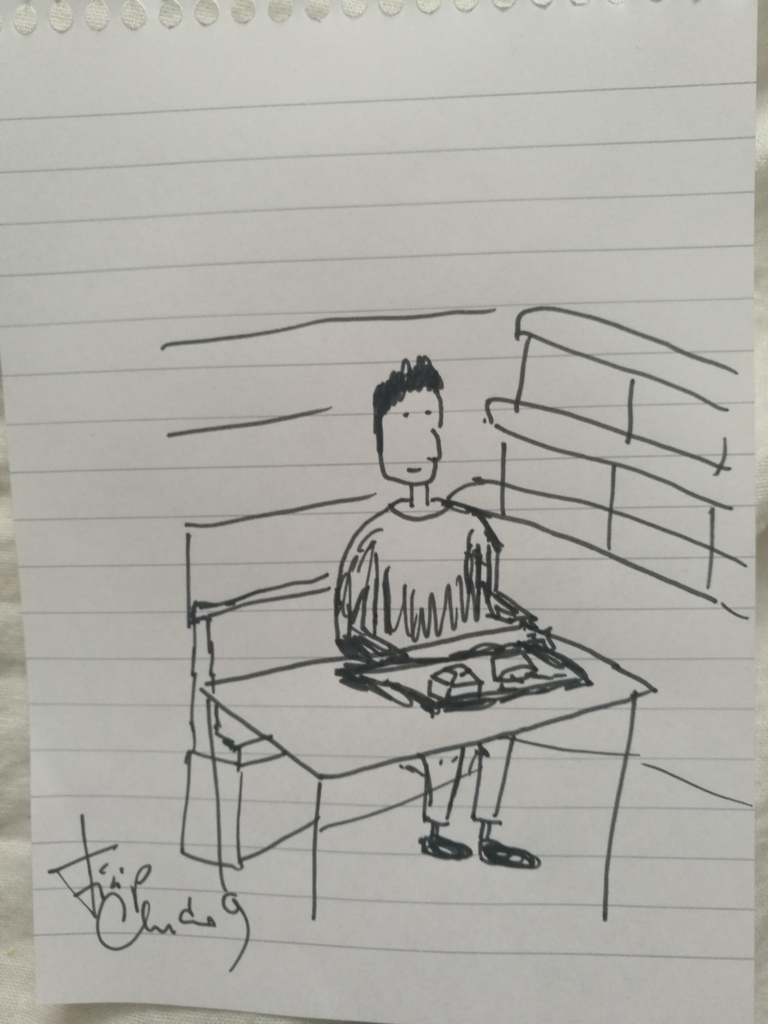 768x1024 Sketch From Shopping Mall Filip Chudoba - Shopping Mall Sketch