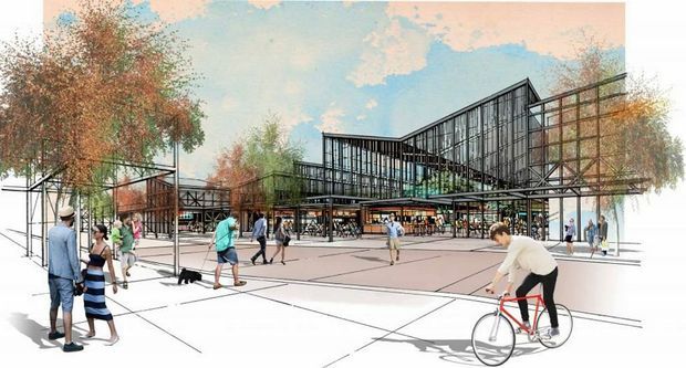 620x333 Shopping Mall Sketches - Shopping Mall Sketch