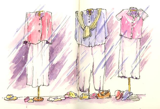 650x444 Window Shopping Sketching And Sketchbooks - Shopping Sketch