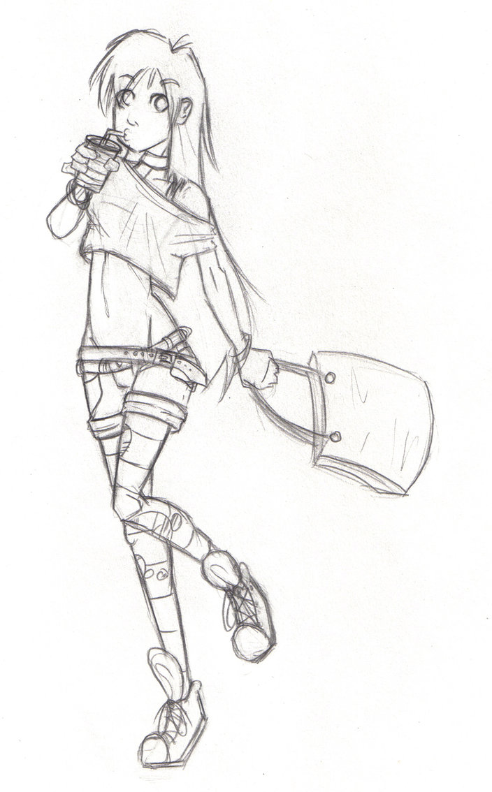 704x1134 Divina Shopping - Shopping Sketch