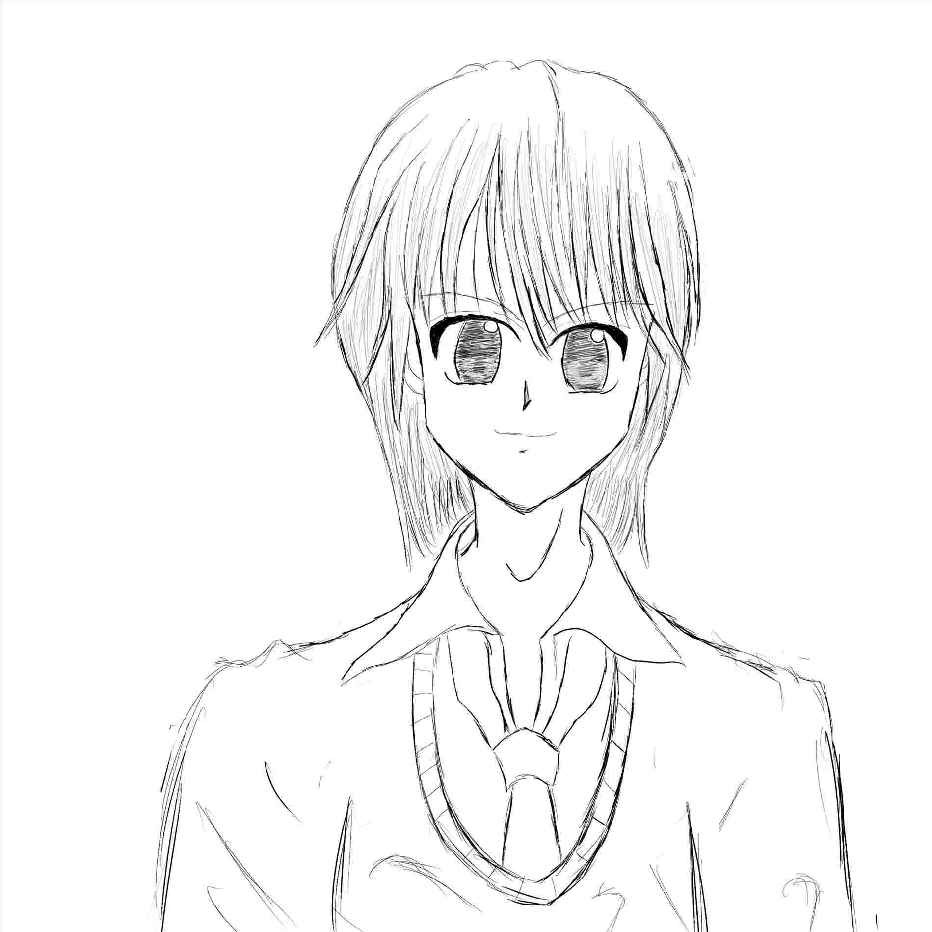 1899x1899 Boy Hair Sketch Satchell - Short Hair Sketch