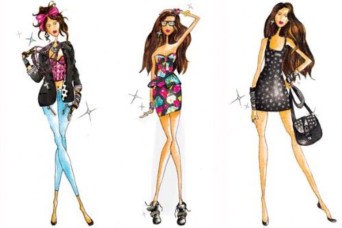 500x333 Short Dress Design Sketches Photos Wedding Art - Short Sketch