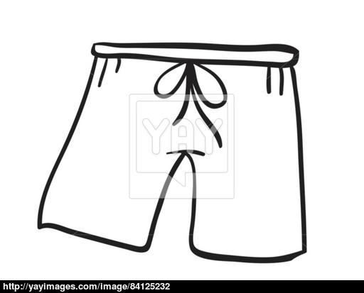512x413 A Short Pant Sketch Vector - Short Sketch