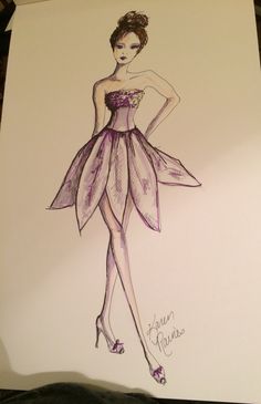 236x365 72 Best Karen Raines Short Dress Sketches Images In - Short Sketch