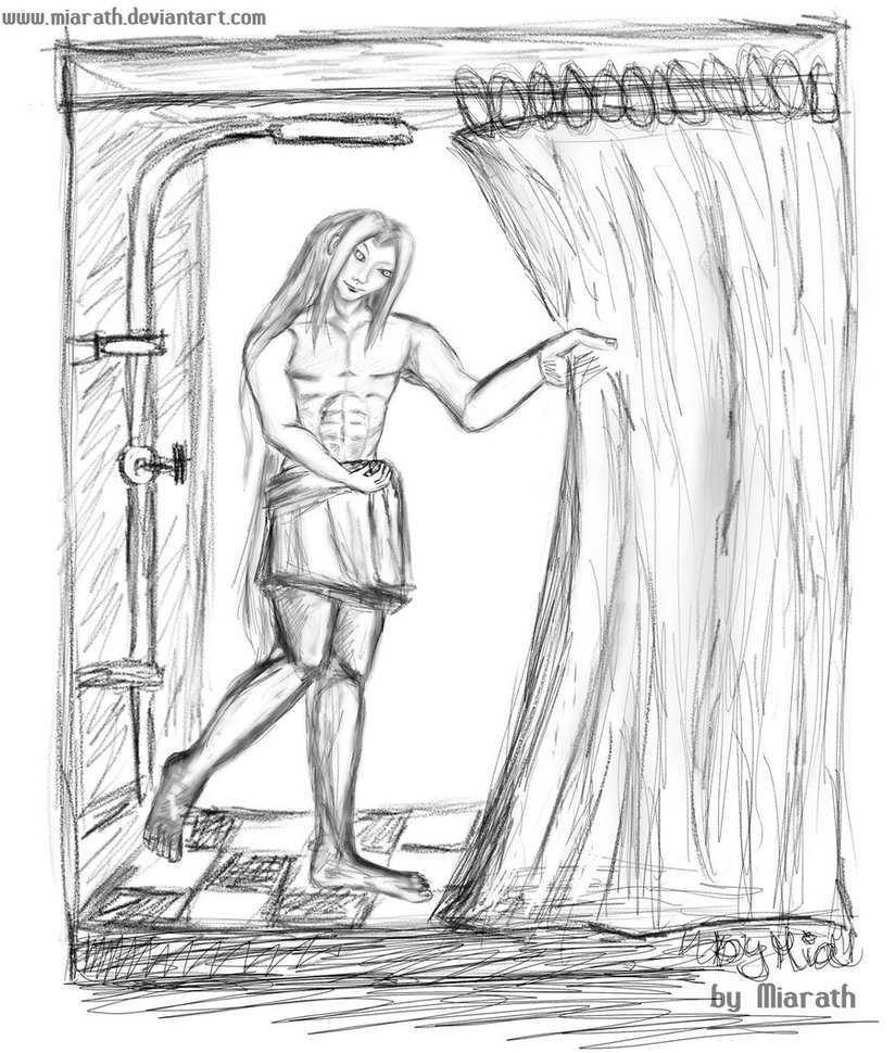 824x970 Sketches - Shower Sketch