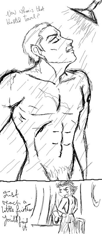 350x800 Watson Shower Sketch One By Idigoddpairings - Shower Sketch