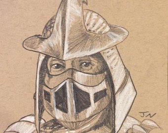 340x270 Shredder Drawing Etsy - Shredder Sketch