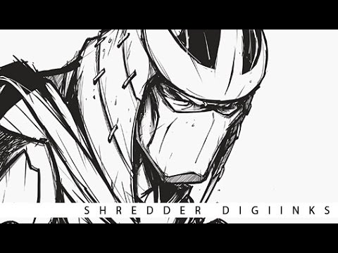 480x360 Sketches @ Midnight Tmnt Shredder Digi Inks - Shredder Sketch