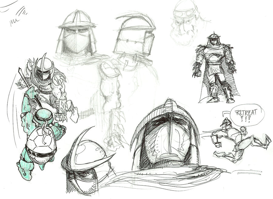 900x658 Shredder Sketches By Mastaczajnik - Shredder Sketch
