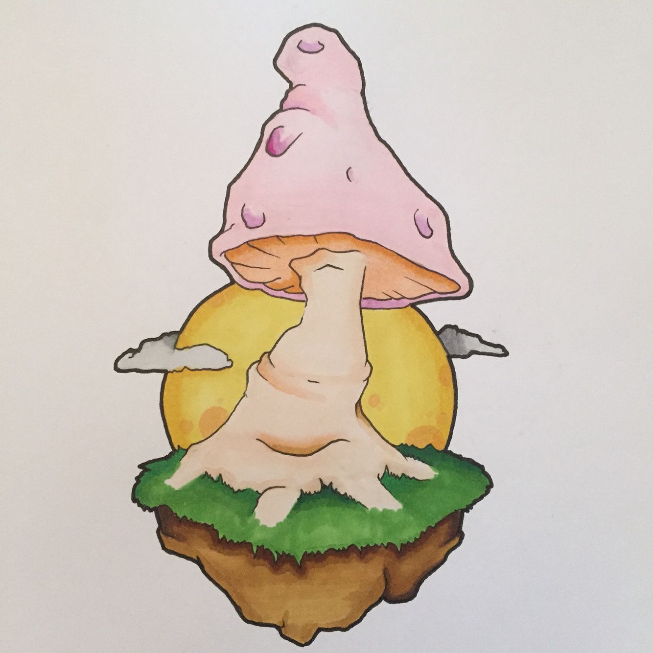 1334x1334 Shroom Sketch Dream Drawing Av Hampus - Shroom Sketch