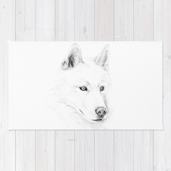 Siberian Husky Sketch at PaintingValley.com | Explore collection of ...