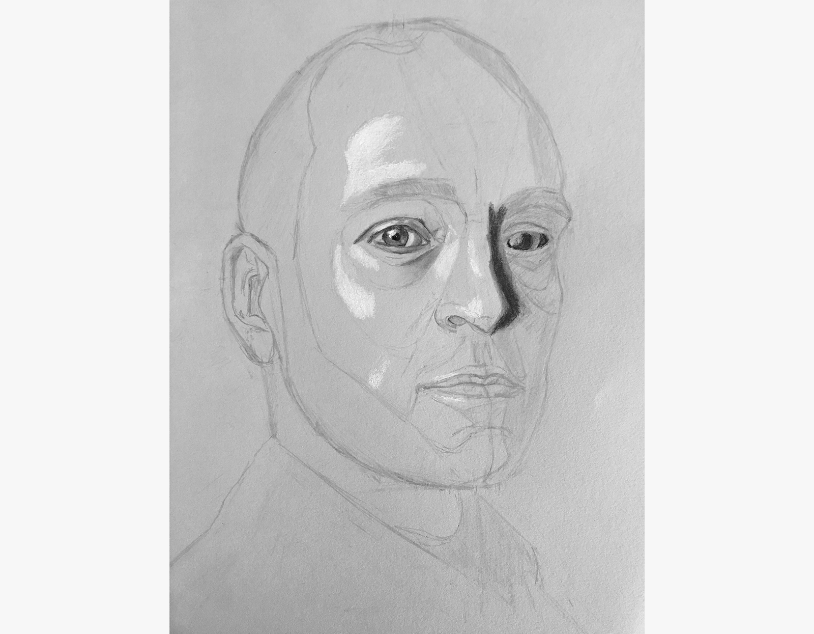 1600x1245 How I Learned To Draw Realistic Portraits In Only 30 Days - Side Portrait Sketch