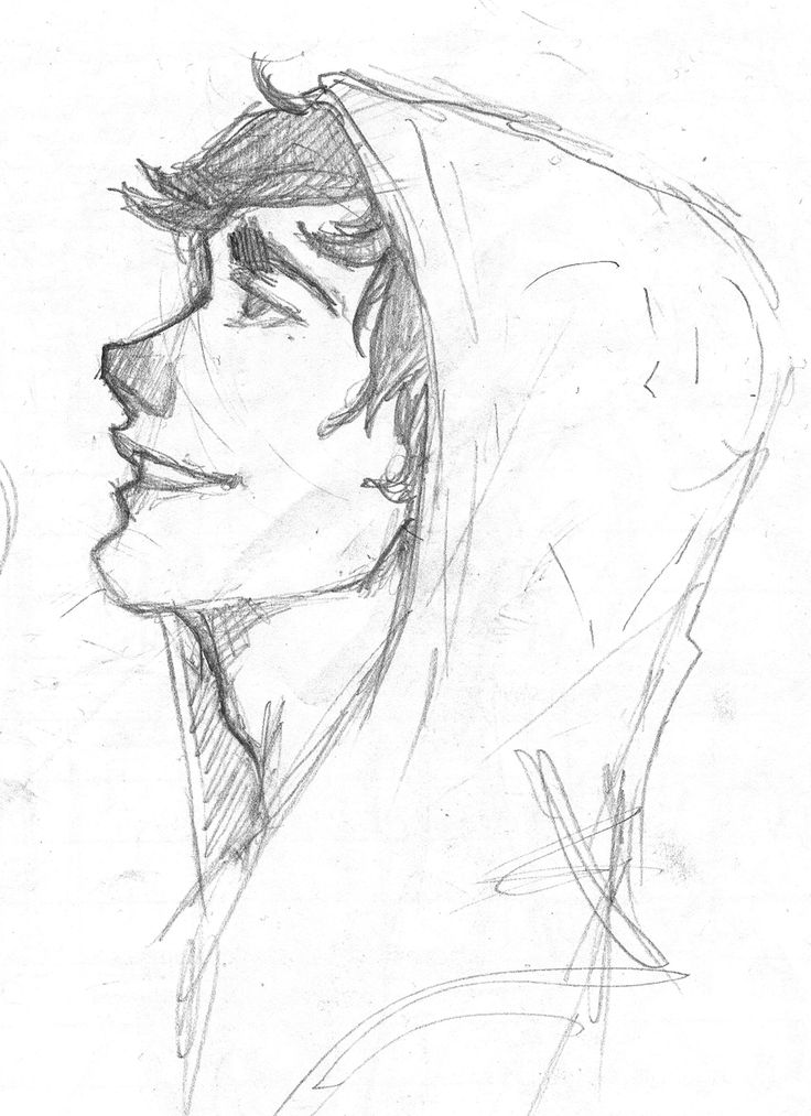 Side Profile Face Sketch At PaintingValley.com | Explore Collection Of ...