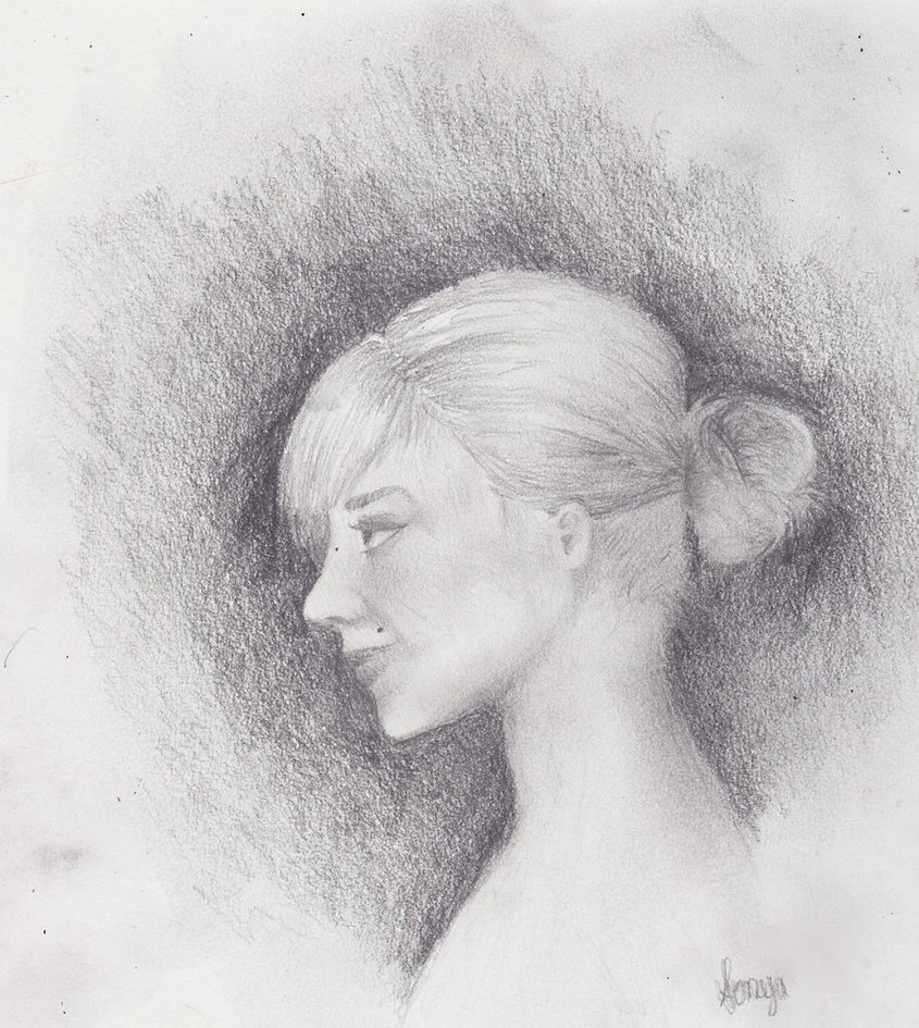 845x945 Side Profile Sketch By Sonya47 - Side Profile Sketch
