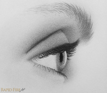 367x320 How To Draw Eyes From The Side 10 Steps Rapidfireart - Side Sketch