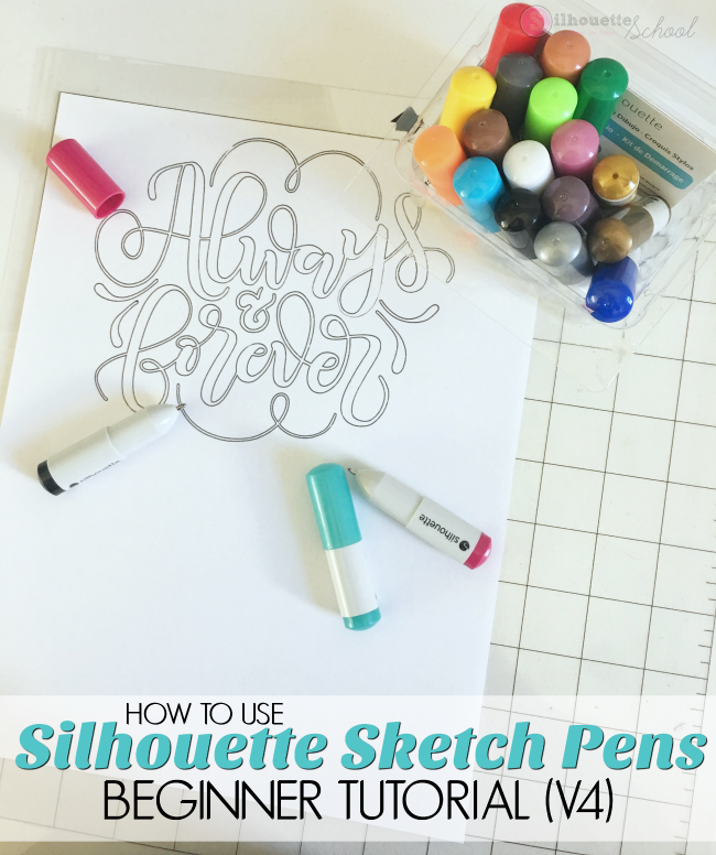 650x776 Silhouette Sketch Pens Tutorial For Beginners (V4) - Silhouette Cameo Sketch Pens