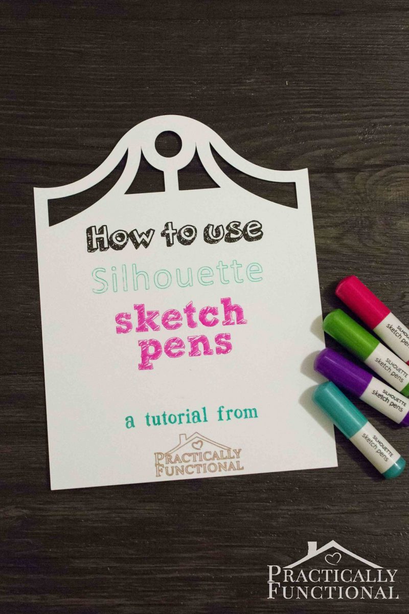 800x1200 How To Use A Silhouette Cameo Silhouette Sketch Pens - Silhouette Sketch