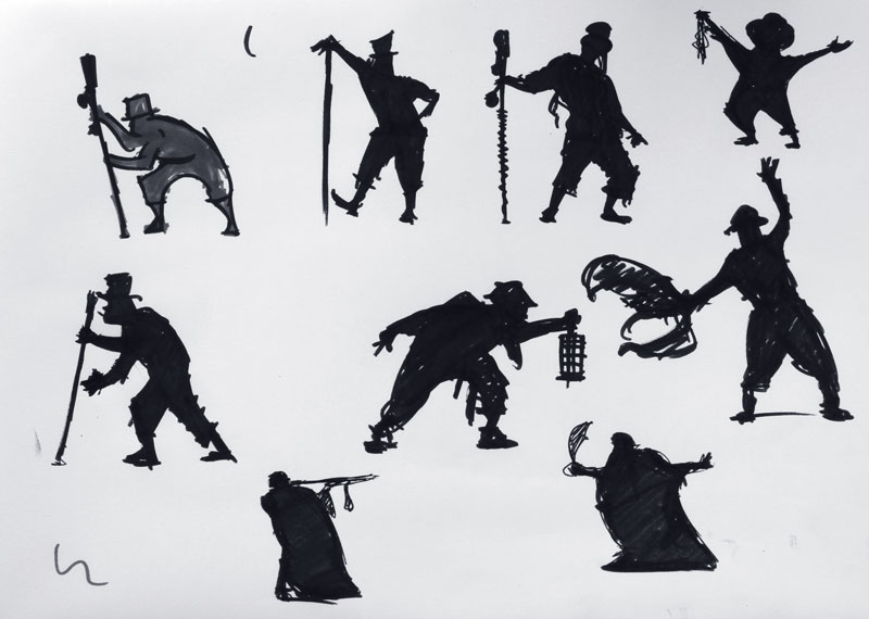 800x570 Silhouette Sketches Gregory Naud Online Portfolio - Silhouette Sketch