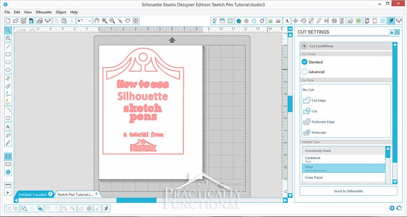 800x427 How To Use A Silhouette Cameo Silhouette Sketch Pens - Silhouette Sketch Fonts