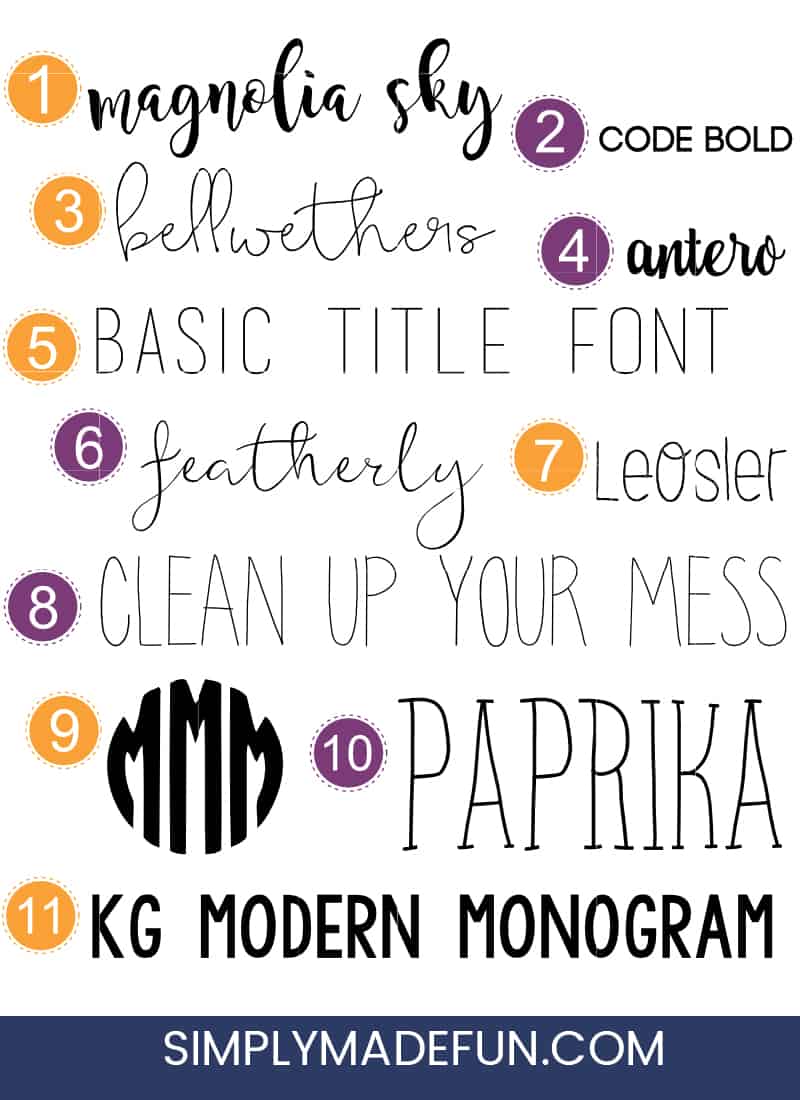 800x1100 How To Choose The Best Fonts For Silhouette Projects - Silhouette Sketch Fonts