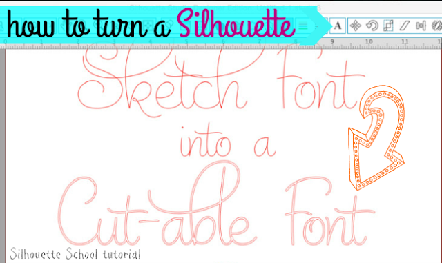 640x381 Turn Sketch Fonts Into Cuttable Fonts In Silhouette Studio - Silhouette Sketch Fonts
