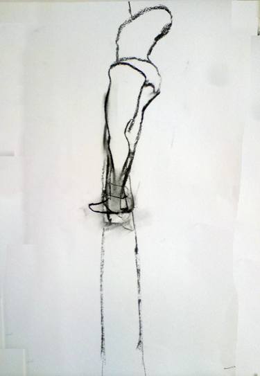 375x543 Saatchi Art Climbing The Silk 5 Drawing By Patricia Thornton - Silk Sketch