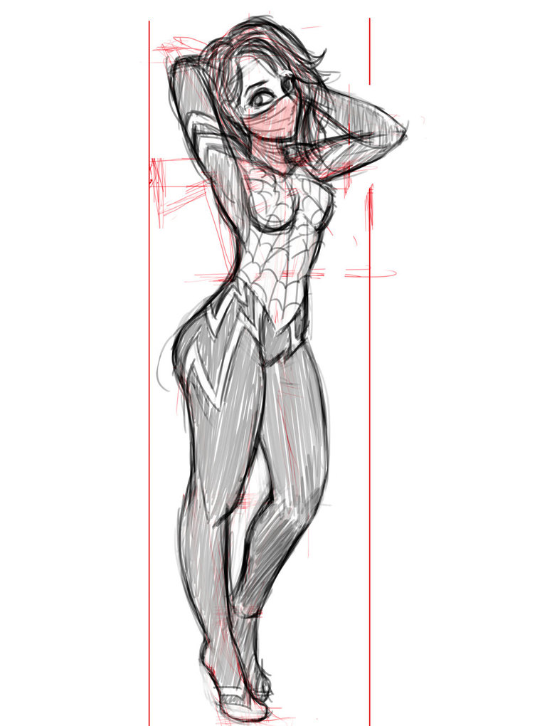 783x1020 Silk Sketch By Rafafloresart - Silk Sketch