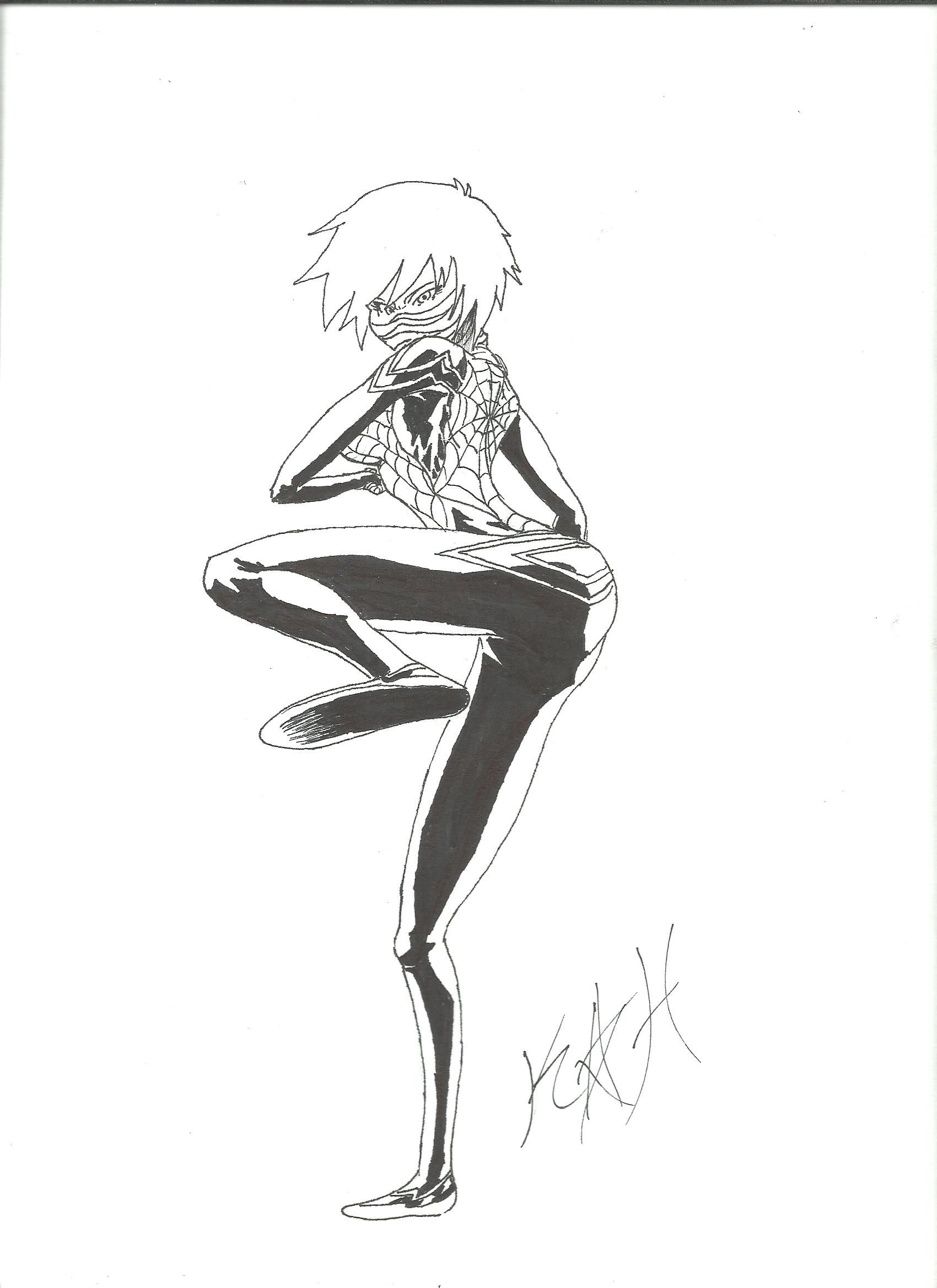 1700x2338 Colored Version In The Link Hahaha Enjoy - Silk Sketch