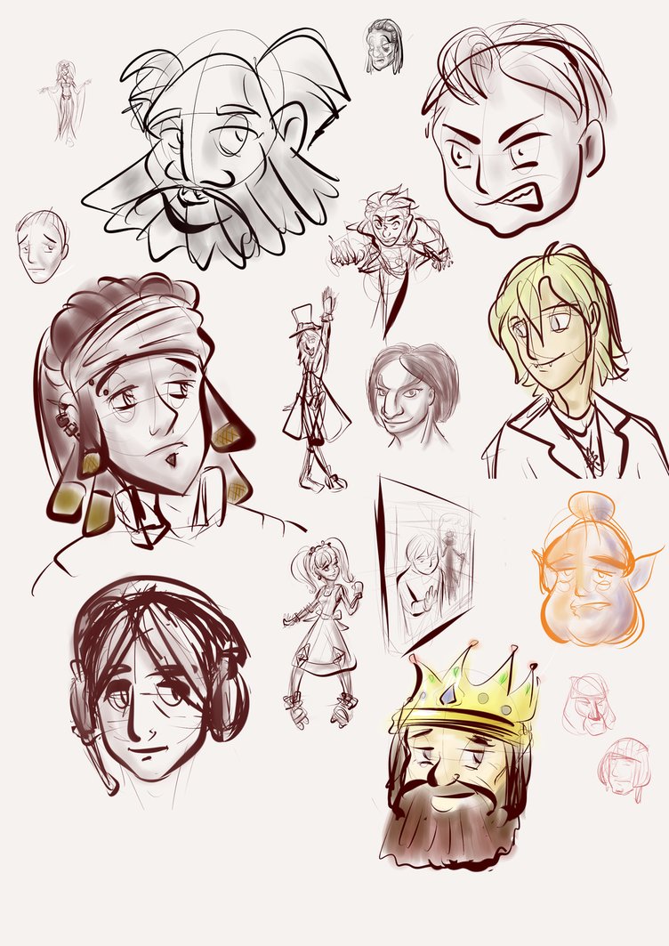 752x1063 Silly Sketches 02 By Poerat - Silly Sketches