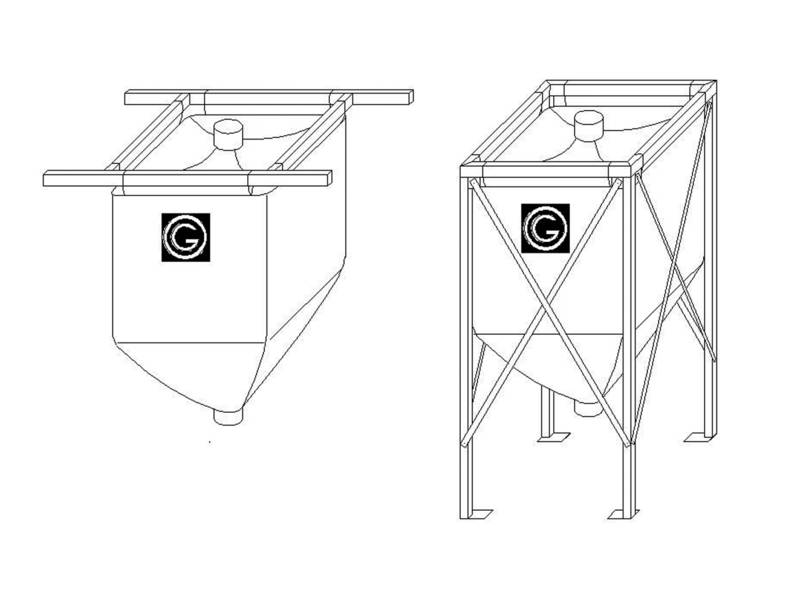 800x600 Textil Silo Gruber Getreidetechnik - Silo Sketch