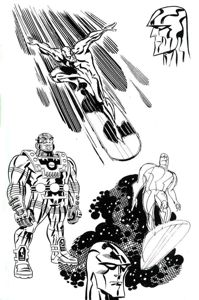 Silver Surfer Sketch At Explore Collection Of