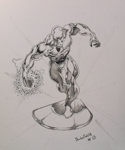 401x480 Silver Surfer (Ludovic - Silver Surfer Sketch