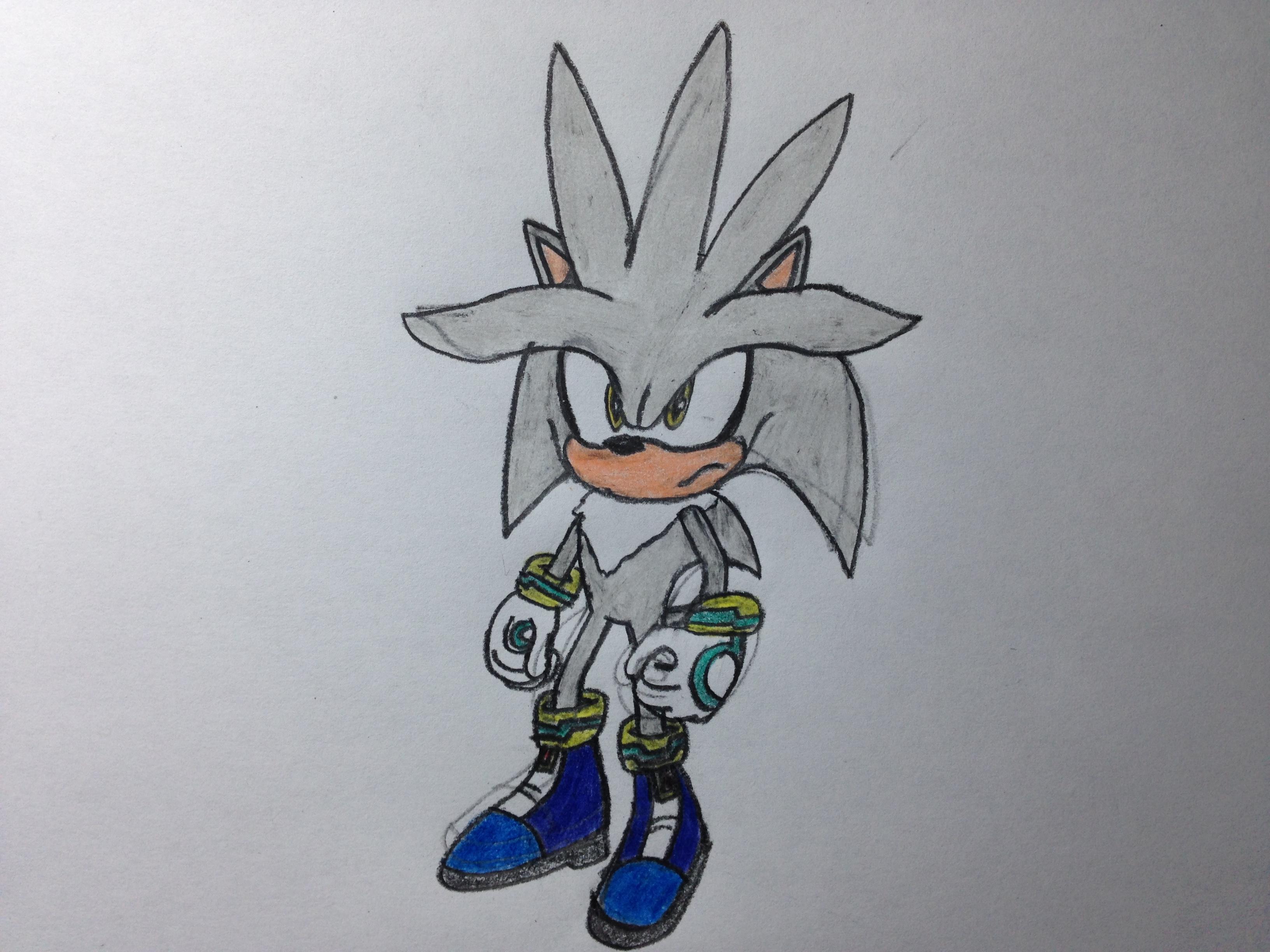 3264x2448 I Made Another Drawing Of Silver The Hedgehog! Sonicthehedgehog - Silver The Hedgehog Sketch