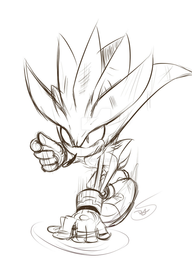 763x1046 Sketch Silver The Hedgehog By Omiza Zu - Silver The Hedgehog Sketch