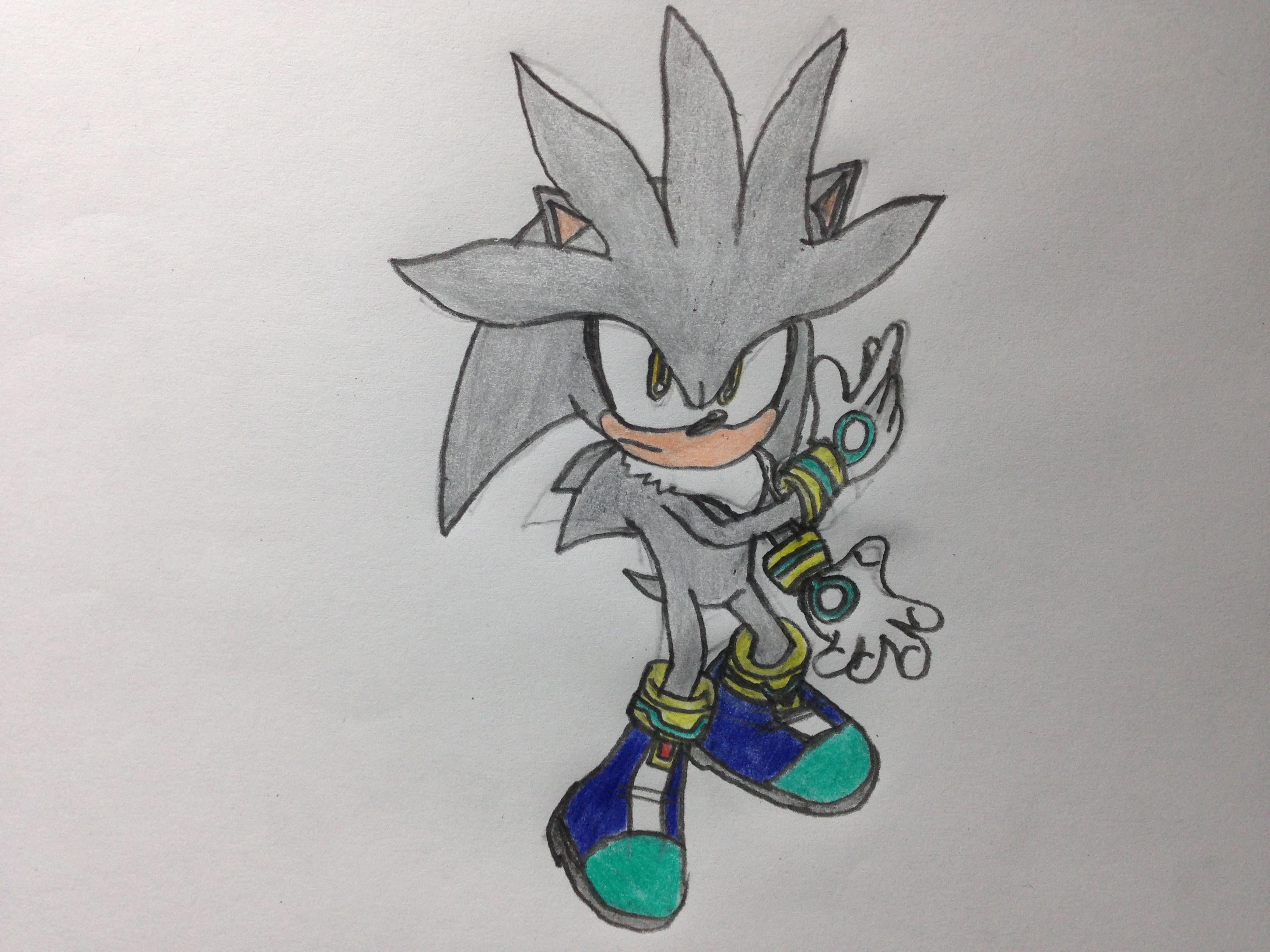 3264x2448 Here Is A Drawing Of Silver The Hedgehog! Sonicthehedgehog - Silver The Hedgehog Sketch