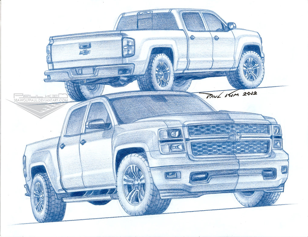 1018x784 A Silverado Of A Speculation By Seawolfpaul - Silverado Sketch
