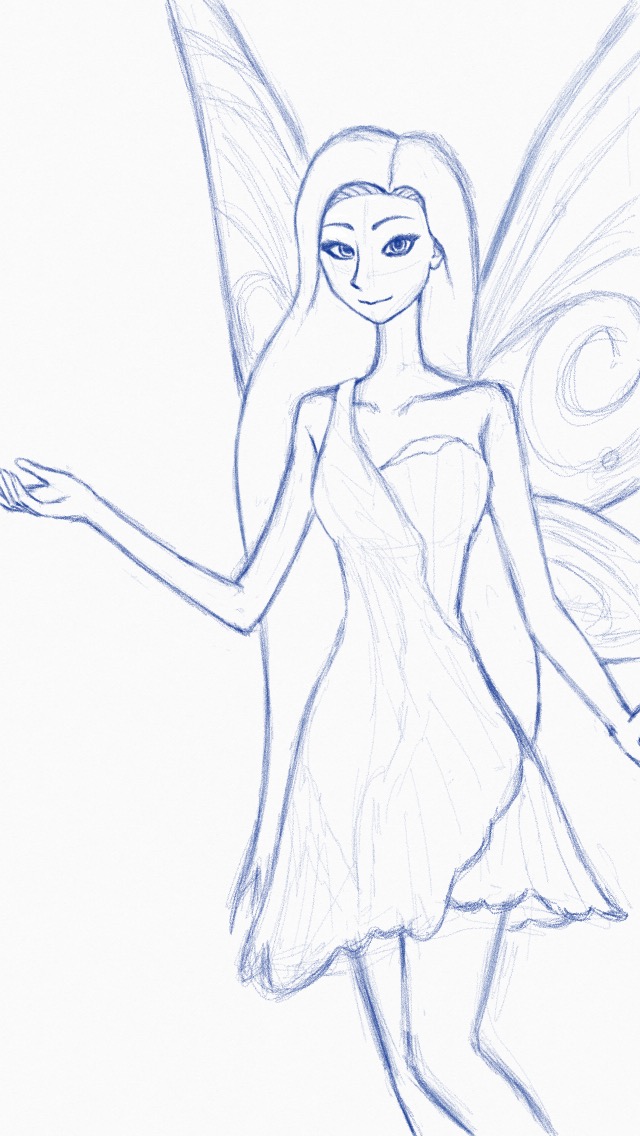 640x1136 Silvermist Fanart By Buddy Marry - Silvermist Sketch