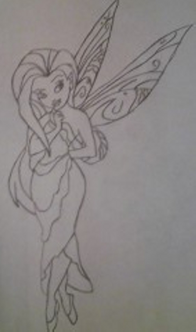 400x676 Silvermist Sketch By Lovely Lily1997 - Silvermist Sketch