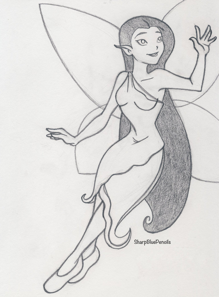 768x1040 Silvermist By Sharpbluepencils - Silvermist Sketch