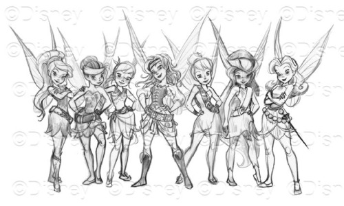 500x300 Tinkerbell And The Pirate Fairy Silvermist Tumblr - Silvermist Sketch