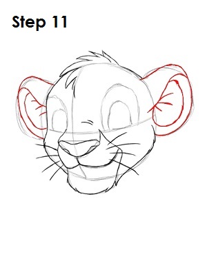 300x388 How To Draw Simba - Simba Sketch