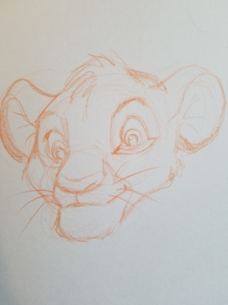 320x427 Simba Sketch - Simba Sketch