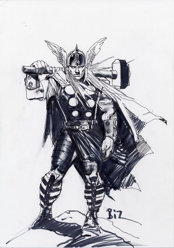 561x800 Simon Bisley Comic Art - Simon Bisley Sketch
