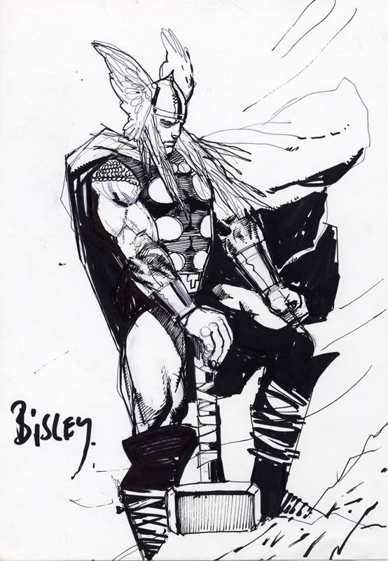 554x800 Simon Bisley Comic Art - Simon Bisley Sketch