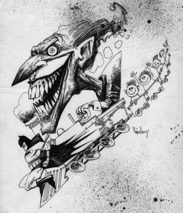 760x885 The Joker By Simon Bisley - Simon Bisley Sketch