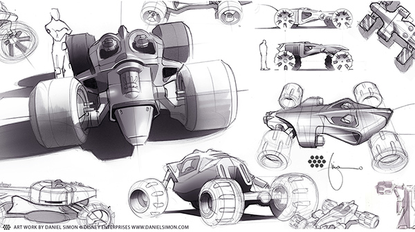 600x336 Tron Legacy Light Runner Design By Daniel Simon On Behance - Simon Sketch