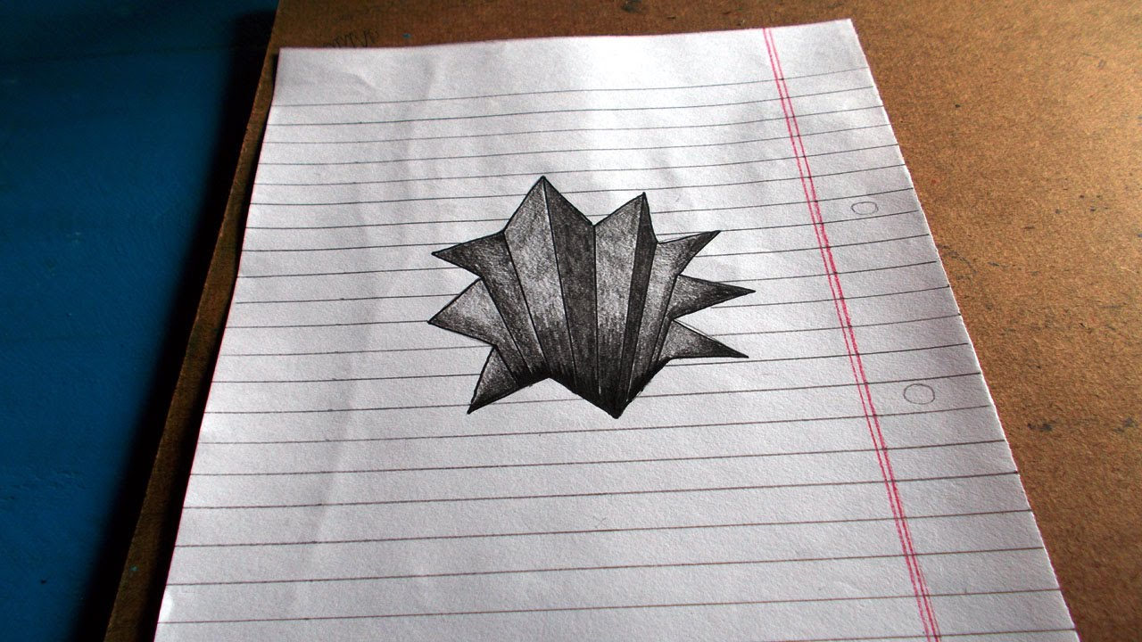 1280x720 Easy 3d Drawing Pictures Simple And Easy 3d Drawing - Simple 3d Sketches